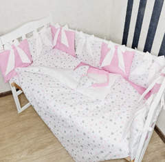Комплект постельного белья Bonna Demure в детскую кроватку Розовый