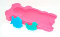 Поролонова вкладка у ванну Klups MIX-04 блакитний, рожевий та помаранчевий