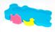 Поролонова вкладка у ванну Klups MIX-04 блакитний, рожевий та помаранчевий