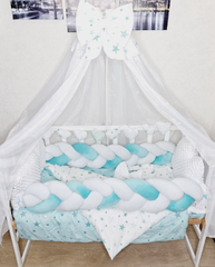Комплект постельного белья Bonna Avangard в детскую кроватку Мята