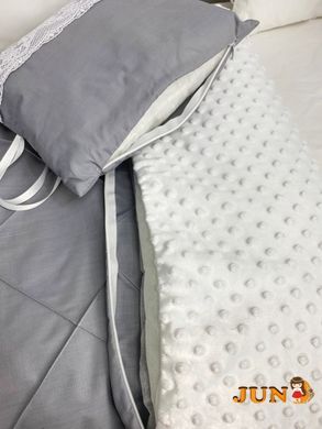 Комплект постільної білизни в дитяче ліжечко. Сірий