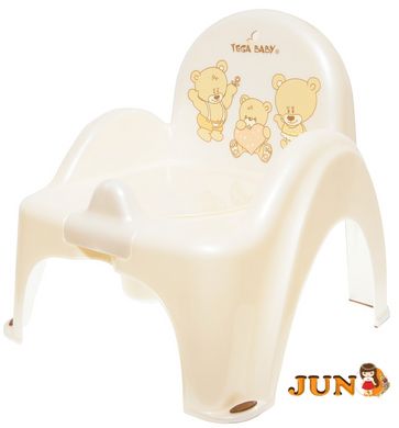 Горшок-стульчик Tega Teddy Bear MS-012 118 white pearl