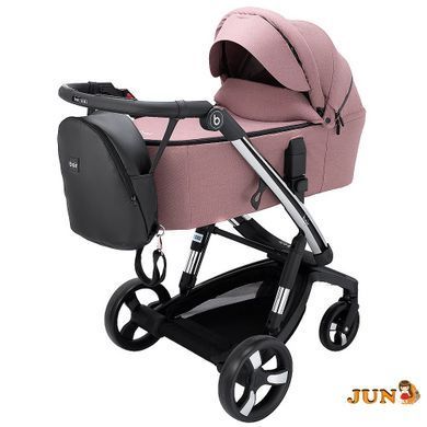 Коляска 2 в 1 Bair Electra B-touch system BE-04 dark-pink