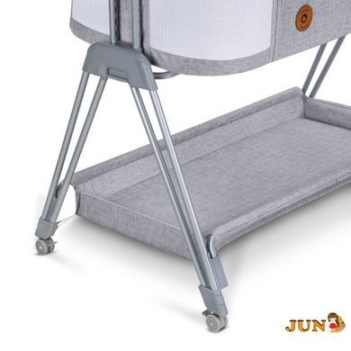 Кроватка Lionelo LUNA GREY CONCRETE, Серый, Нет, Да