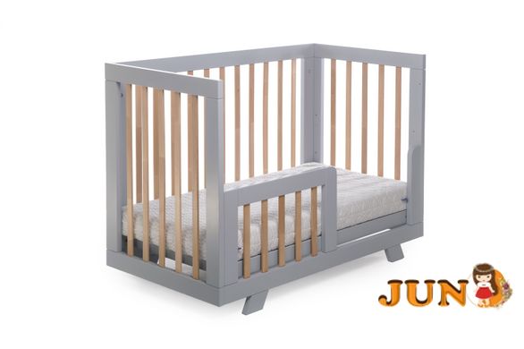 Дитяче ліжечко для новонароджених без шухляди DeSon ZORYANE сірий