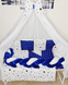 Комплект постільної білизни Bonna Koss в дитяче ліжечко Зірки Синій