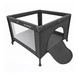 Манеж детский квадратный VELANO Cubo, dark grey