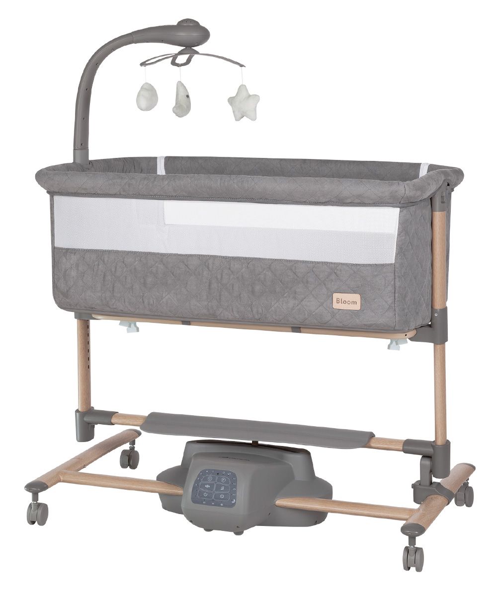 Дитяче ліжечко-гойдалка CARRELLO Bloom CRL-10304 Eos Grey