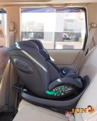 Автокрісло CARRELLO Meteorit CRL-16001 Space Black i-Size 40-150см ISOFIX, поворот, опор.стійка /1/