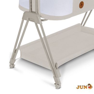Кроватка Lionelo LUNA GREY CONCRETE, Бежевый, Нет, Нет