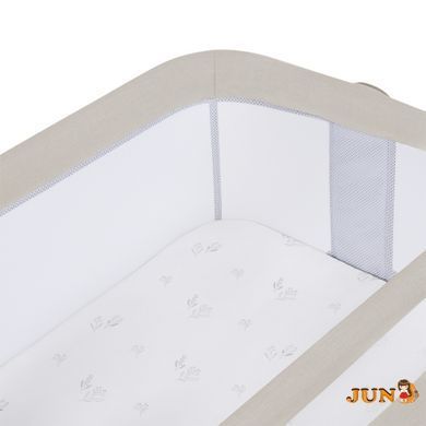 Кроватка Lionelo LUNA GREY CONCRETE, Бежевый, Нет, Нет