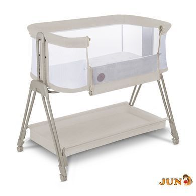 Кроватка Lionelo LUNA GREY CONCRETE, Бежевый, Нет, Нет