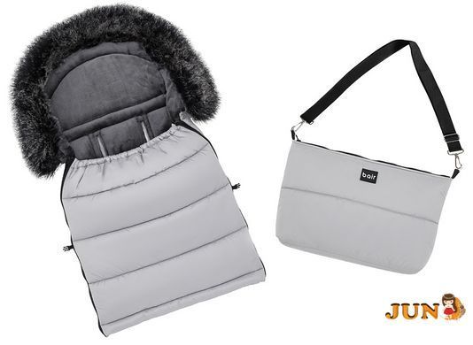 Зимовий конверт Bair Arctic NR-2 owl grey сірий