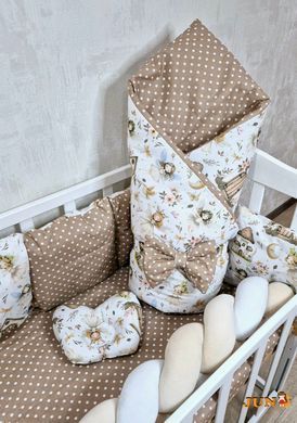 Комплект постільної білизни Bonna Elegance New в дитяче ліжечко Світла коса