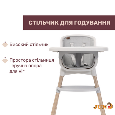 Стільчик для годування 3 в 1 Chicco Polly Zest Plus