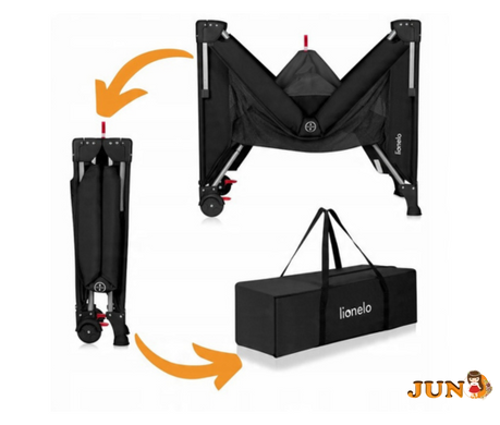 Манеж Lionelo ELLEN BLACK CARBON