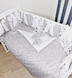 Комплект постільної білизни Bonna Demure в дитяче ліжечко Сірий