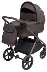 Коляска універсальне 2 в 1 Bair Pixel Chrome Eco PC-06 velvet chocolate