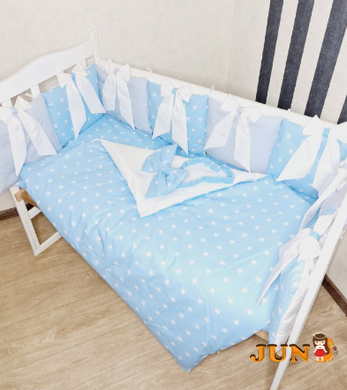 Комплект постільної білизни Bonna Demure в дитяче ліжечко Блакитний