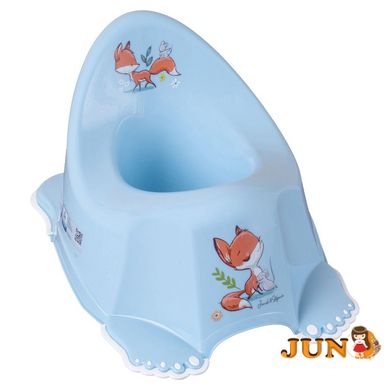 Горшок с антискользящим покрытием Tega FOREST FAIRYTALE Anti-slip potty FF-001-108 light blue (голубой)