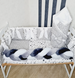 Комплект постільної білизни Bonna Demure в дитяче ліжечко Темно-сірий