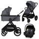 Коляска 3 в 1 Lionelo LAYLA 3IN1, Серый