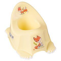 Горшок с антискользящим покрытием Tega FOREST FAIRYTALE Anti-slip potty FF-001-109 light yellow (желтый)