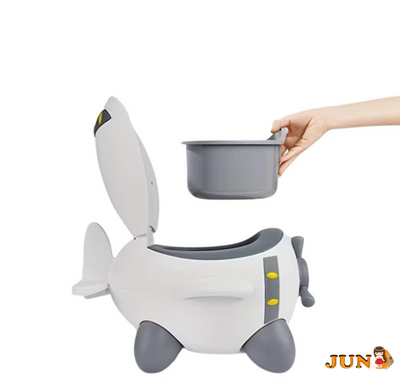 Детский горшок FreeON Plane, white - grey