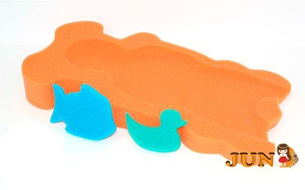 Поролоновая вкладка в ванночку Klups MIX-04 голубой, розовый и оранжевый