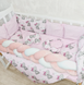 Комплект постельного белья Bonna Elegance в детскую кроватку Тедди Розовый