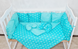 Комплект постільної білизни Bonna Eco в дитяче ліжечко М'ята