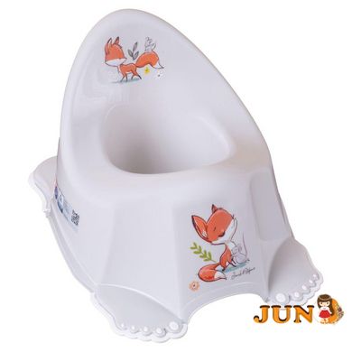 Горшок с антискользящим покрытием Tega FOREST FAIRYTALE Anti-slip potty FF-001-111 light beige (бежевый)