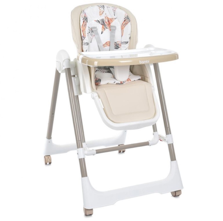 Стілець для годування гойдалка 2в1 BAMBI M 5897 Beige