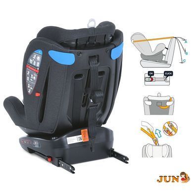 Автокресло детское ME 1114 EVEREST Dark Gray