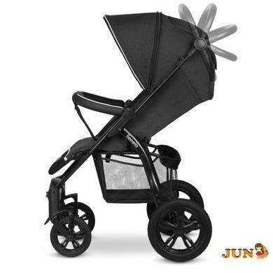 Коляска прогулянкова Lionelo ANNET TOUR BLACK CARBON