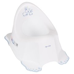 Горшок с антискользящим покрытием Tega LITTLE BUNNY Anti slip potty KR-001-103 white (белый)