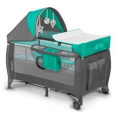 Манеж Lionelo SVEN PLUS TURQUOISE GREY
