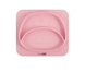 Силіконова тарілка дитяча FreeON Bear, pink