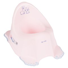 Горшок с антискользящим покрытием Tega LITTLE BUNNY Anti slip potty KR-001-104 powder pink (розовый)