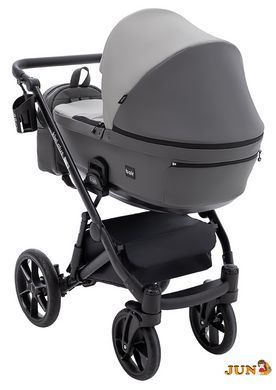 Коляска 2 в 1 Bair Kiwi Plus ECO BKP-21/15 сірий / графіт
