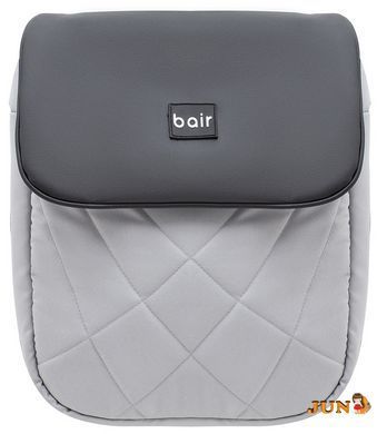 Коляска 2 в 1 Bair City Soft 10 серый/черный