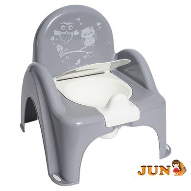 Горшок – кресло Tega OWLS Anti slip Potty Chair SO-010-106 grey (серый)