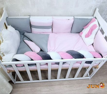 Набор постельного белья Bonna Bunny Розово-серый