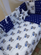 Комплект постільної білизни Bonna Elit в дитяче ліжечко Тедді Синій