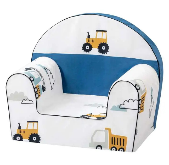 Крісло дитяче Bubaba by FreeON Happy Builders, white - blue