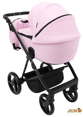 Коляска 2 в 1 Adamex Blanc Eco SA-16 рожевий