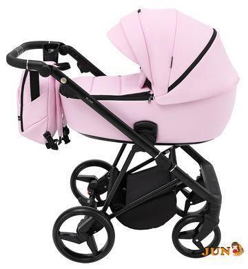 Коляска 2 в 1 Adamex Blanc Eco SA-16 рожевий