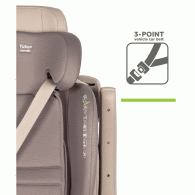 Автокрісло CARRELLO Yukon CRL-15808 Midnight Black i-Size 76-150см ISOFIX з нахилом+підсклянник