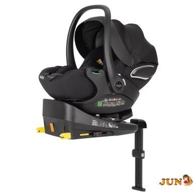 Автокресло+база CARRELLO Vega CRL-14101/2 с оборотом Absolute Black i-Size 40-87см ISOFIX