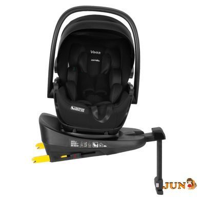 Автокресло+база CARRELLO Vega CRL-14101/2 с оборотом Absolute Black i-Size 40-87см ISOFIX